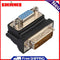 DVI-I 24+5 to VGA 15 Pin Female 90° Right Angle Converter DVI to VGA RG