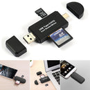 Phone Laptop U Disk SD/TF Card Card Reader Micro USB to USB 2.0 OTG Adapter