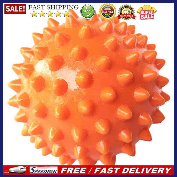 PVC Spiky Ball Trigger Point Fitness Hand Foot Pain Relief Ball (Orange)
