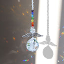 Crystal Suncatcher Angel Beads Hanging Pendant Home Garden Car Decoration Gifts