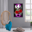 5D DIY Diamond Painting Rose Dove Full Round Drill Mosaic Art Home Decorations