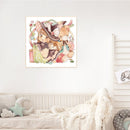 Partial Cross Stitch Witch Sewing Kit 3 Beach Stamped Artwork Gift Home Decor