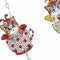 2pcs Crystal Wind Chimes Diamond Hanging Light Catcher Home Decor (ZH014)