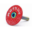 MTB Bike Headset Cover w/ Screw Bicycle Fork Tube Stem Cap Covers (Red) Newly