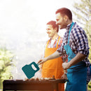 Outdoor Portable Fan Camping BBQ Picnic Hand Crank Air Blower Fan Cooking Tool