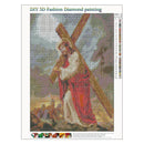 5D DIY Full Drill Diamond Painting Cross Religious Cross Stitch Embroidery