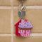 4pcs DIY Full Drill Special Shaped Diamond Painting Women Bag Cupcake Keychain