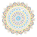 5D DIY Special Shaped Diamond Painting Folk Flower Cross Stitch Embroidery