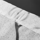 2m Semi Blackout Curtain Simple Vine Leaf Partition Window Decor(White) Newly