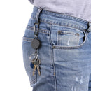 Safety Anti-lost Rope Burglar Retractable Keyring Keychains for Camping