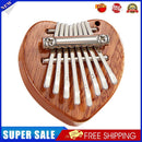 Portable Mini 8-Key Sapele Plate Kalimba Beginners Thumb Piano Mbira (Love)