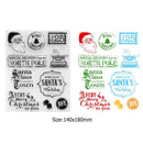 Silicone Clear Stamps Christmas Santa Claus for DIY Scrapbook/Photo Album