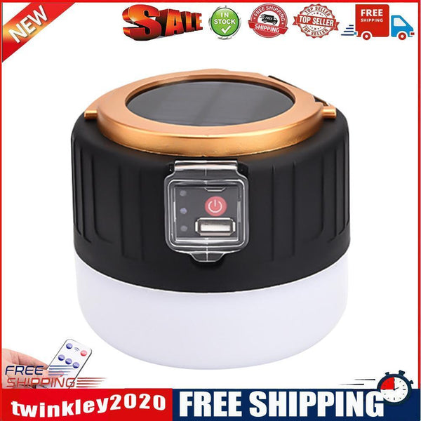 LED Camping Hanging Light Waterproof Solar BBQ Outdoor Hiking Tent Lamp (D)