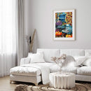 5D DIY Diamond Painting Full Round Drill Garden Corner Wall Decor Rhinestone Art