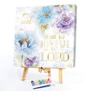 Ink Flower Oil Paint By Numbers Kit DIY Acrylic Painting on Canvas Frameless Set