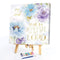 Ink Flower Oil Paint By Numbers Kit DIY Acrylic Painting on Canvas Frameless Set