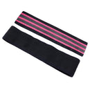 Latex Cotton Stretch Elastic Resistance Bands Hip Fitness Tool (Red L)