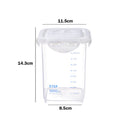 Scaled Grains Fresh Sealed Cans Kitchen Food Storage Jar Plastic Snacks Tank