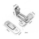 Stainless Steel Metal Cabinet Window Door Lock Buckles Toggle Hasp Hardware