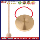 21cm Hand Gong Copper Cymbals with Wooden Stick for Band Rhythm Kids Music