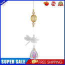 Crystal Wind Chimes Chandelier Rainbow Dragonfly Beads Hanging Decor (6)