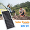 USB Solar Panel 6W 5V Portable Camping Travel Solar Charger Generator Power