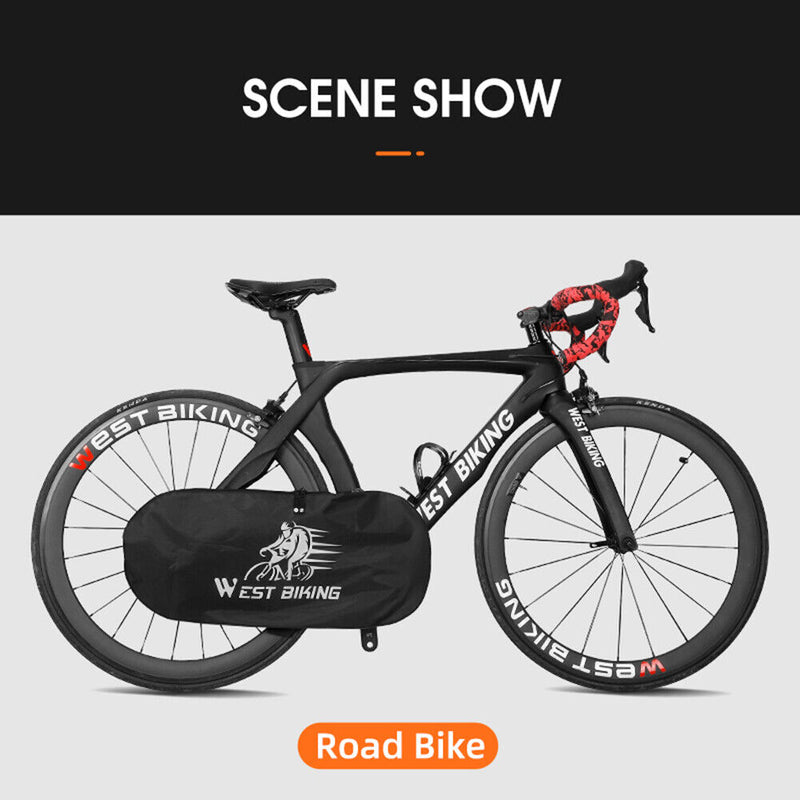 Bike Crankset Cover Polyester Bike Chain Cover Waterproof Outdoor Bicycle Cover