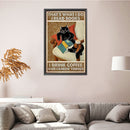 Full Cross Stitch Handcraft 11CT Stamped Black Cat Needlework DIY Home Ornament