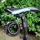 4 Digit Combination Password Lock Anti-theft MTB Road Bike Locks (1.2m) Newly