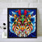 5D Tiger Diamond Painting Special Shape Rhinestone Partial Drill