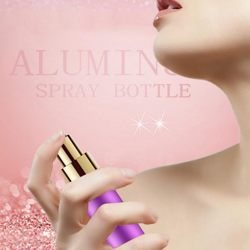 10ml Mini Perfume Refillable Bottle Travel Cosmetic Spray Atomizer (Purple)