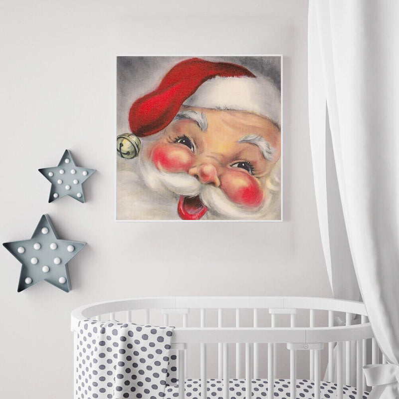Cute Santa Oil Paint By Numbers Kits Canvas Picture DIY Wall Art Home Craft