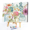 Multi-color Flower Oil Paint By Numbers Kit DIY Acrylic Painting on Canvas Cr
