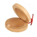 1pcs Spanish Flamenco Wooden Castanets Percussion Rhythm Musical Instrument*