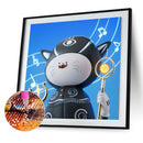 5D DIY Diamond Painting Kits Full Round Drill Cartoon Note Cat Mosaic Art
