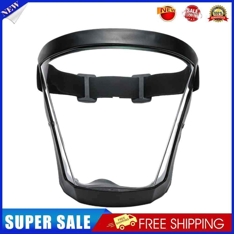 #A Adjustable Transparent Faceshield Cycling Sports Windproof Face Protective Co