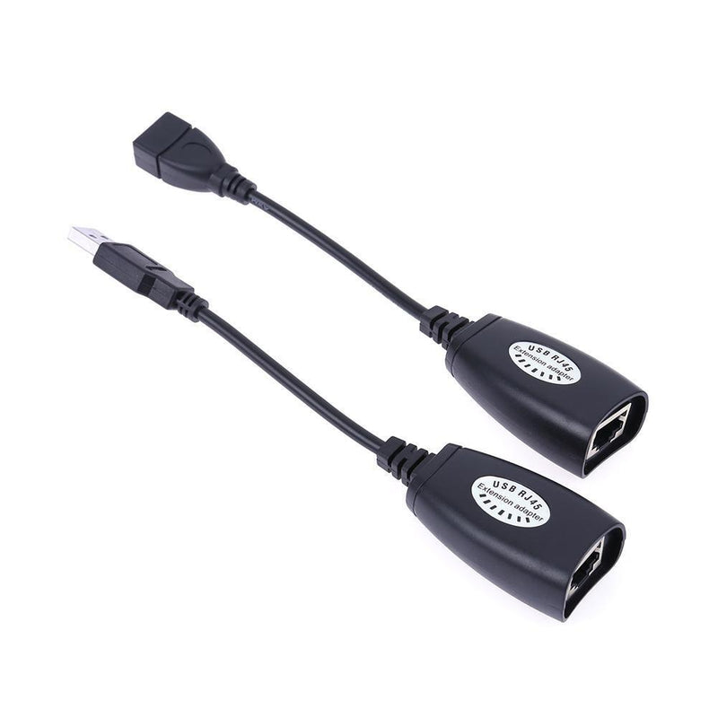 USB to RJ45 Extender USB 2.0 Extension Extender Adapter up to 150ft