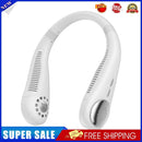 Bladeless Portable Neck Hanging Fan Rechargeable Light Cooling Fan (White)