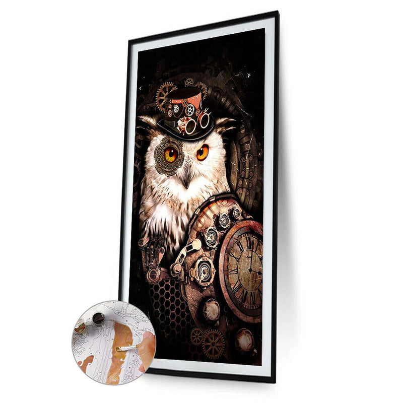 Owl Count Oil Paint By Numbers Kits Canvas Picture DIY Home Decoration Gift