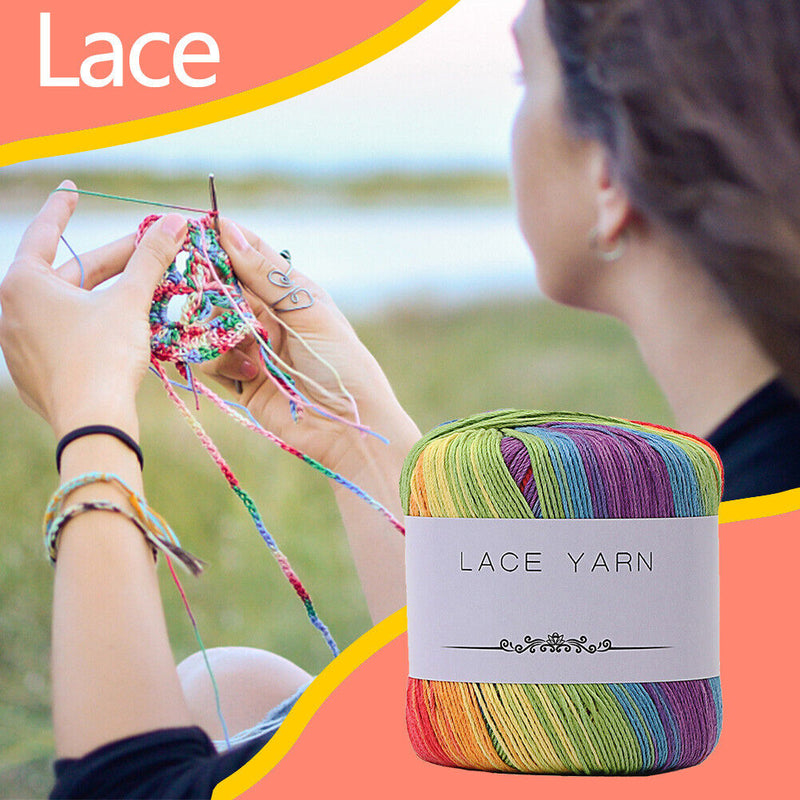 40g 10 Beach Worsted Section-Dyed DIY Crochet Thread Hand Knitting Sweater Yarn