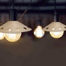PU Leather Star Table Lamp Shade Covers Dustproof Spotlight Case (Apricot) Newly