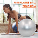 PVC Fitness Yoga Ball Thickened Explosion-proof Exercise Equipment (Grey) Newly