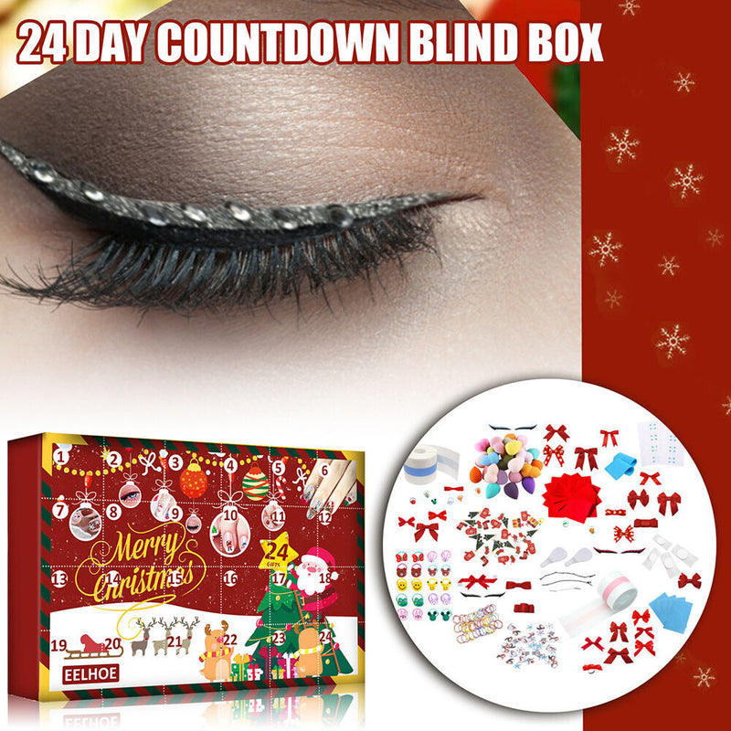 Countdown Advent Calendar Christmas Blind Box Beauty Ornaments Surprise Gifts
