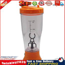 350ml Protein Shaker Mixing Cup Sports Training Automatic Bottle (Orange) Newly