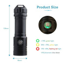 Flashlight Scuba Dive Torch Snorkeling Accessories Underwater Signal Light