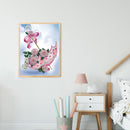 Diamond Painting Flower Umbrella Partial Special Shape Drill DIY Art (K028)