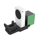 Cooling Stand Controller Charger w/3 USB Ports 11 Game Slots for Xbox Series S X