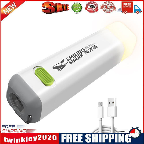 1200mAh LED Torch 300lm Handheld Waterproof Camping Tent Hanging Flashlight