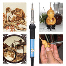 28 in 1 Wood Burning Kit with Soldering Iron + Tips + 2 Stencils + Pen Hold