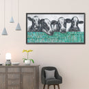 Diamond Painting Cattle in Car 5D DIY Full Drill Round Rhinestone Home Dec